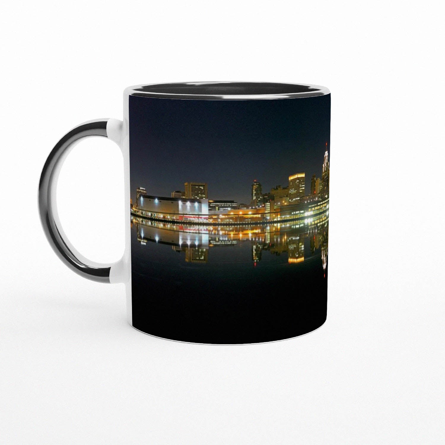 2005 Detroit City Skyline coffee mug by Peter Tkacz