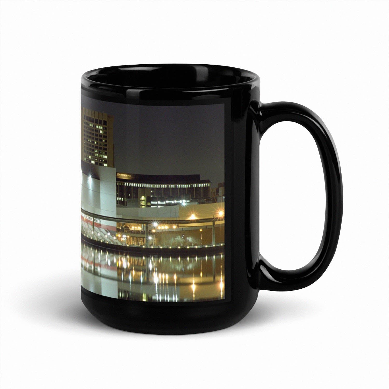 Joue Louis Arena coffee mug by Peter Tkacz