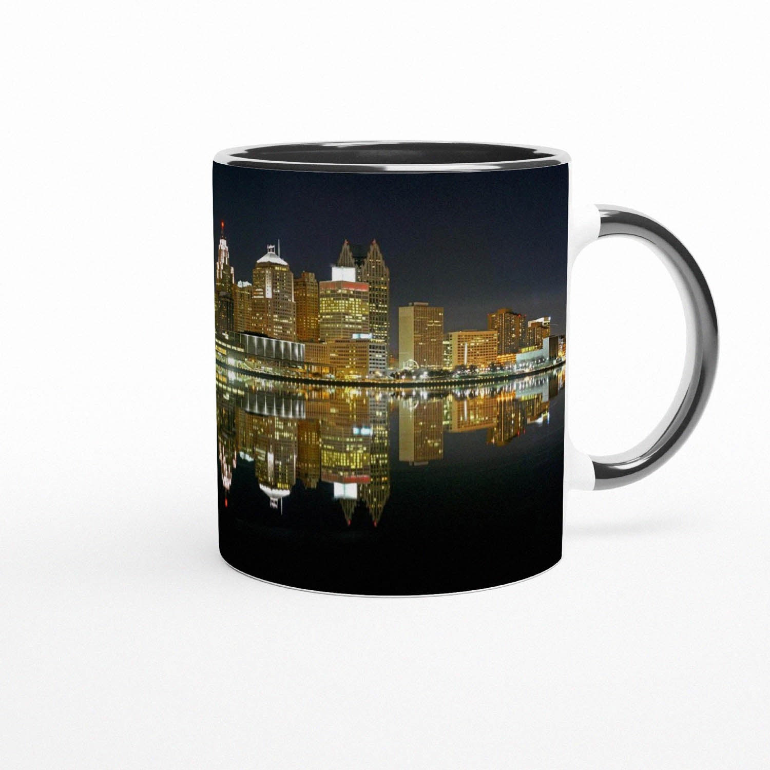 2005 Lost Detroit Skyline coffee mug by Peter Tkacz