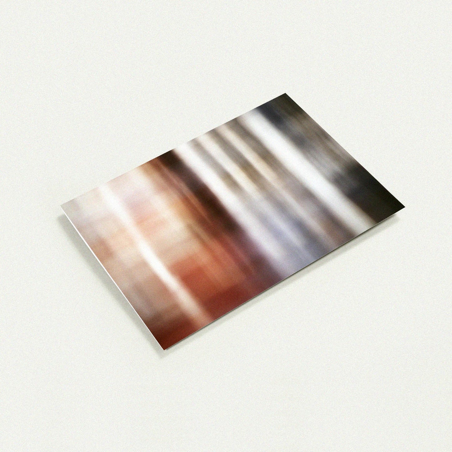 Painted Abstract reflections greeting card by Peter Tkacz