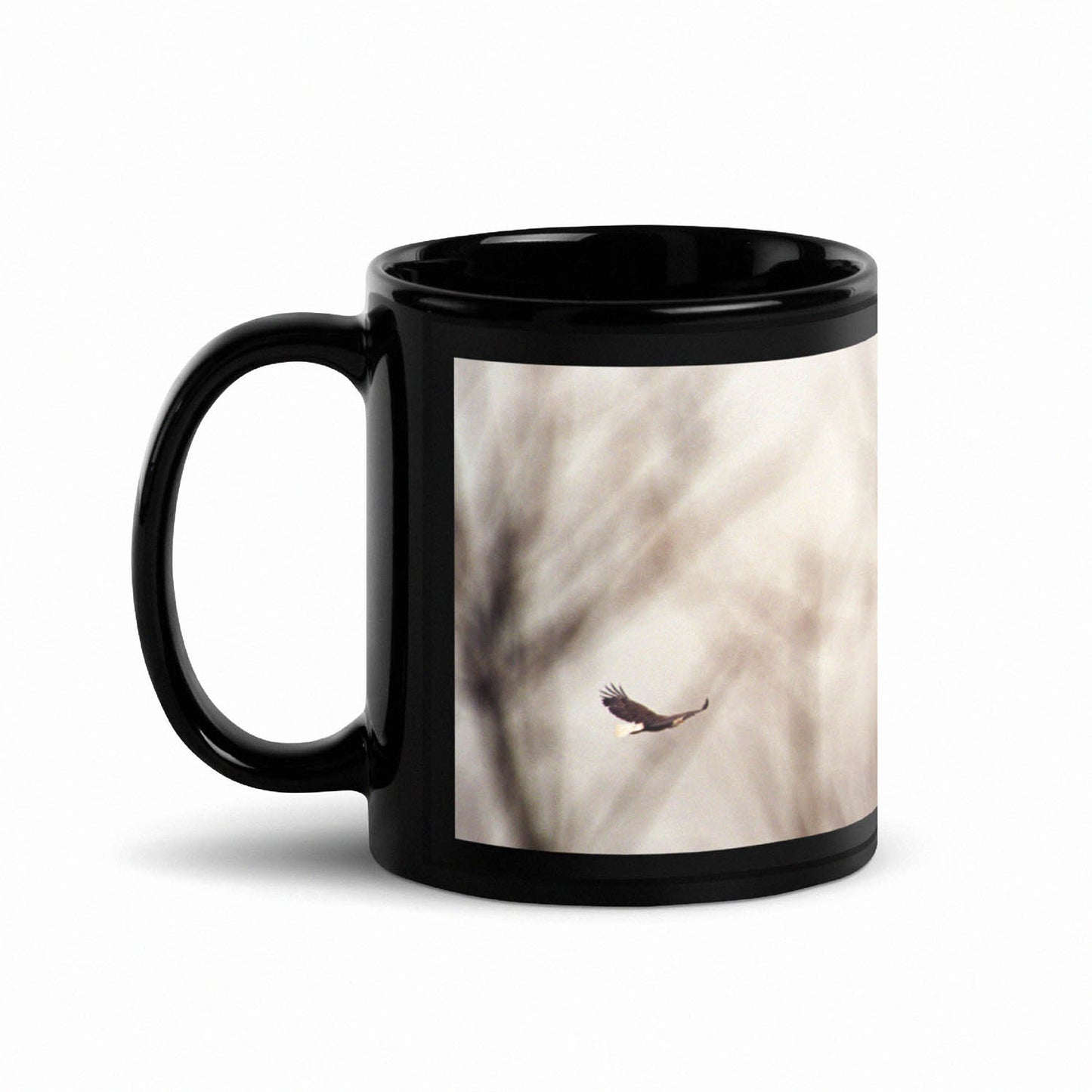 Impressionist Flight Soaring Eagle coffee mug by Peter Tkacz