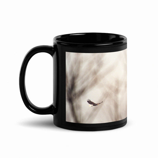 Impressionist Flight Soaring Eagle coffee mug by Peter Tkacz